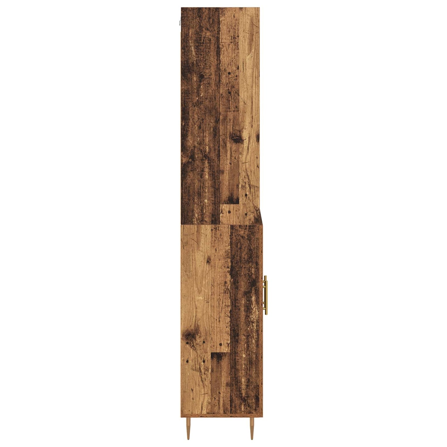 Høyskap Gammelt tre 69,5 x 34 x 180 cm Konstruert tre