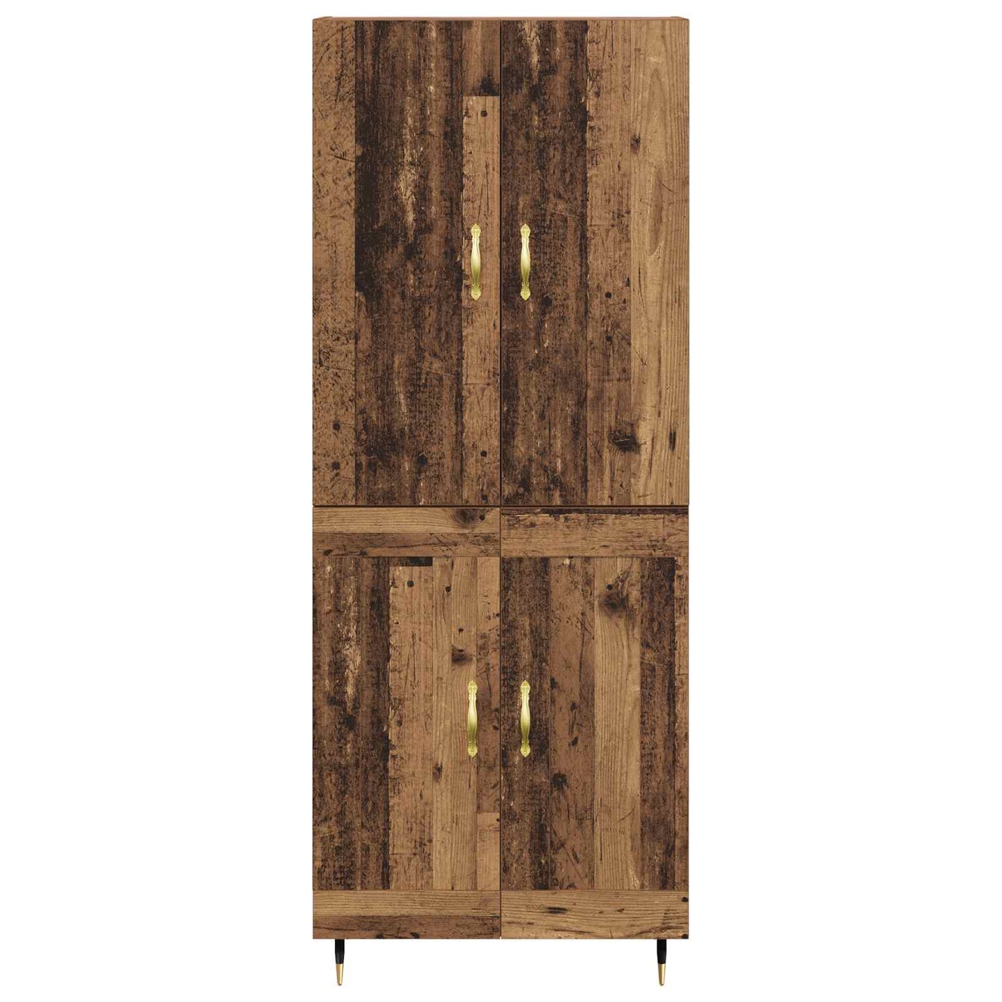 Høyskap Veggmontert Gamle tre 69,5 x 34 x 180 cm Konstruert tre