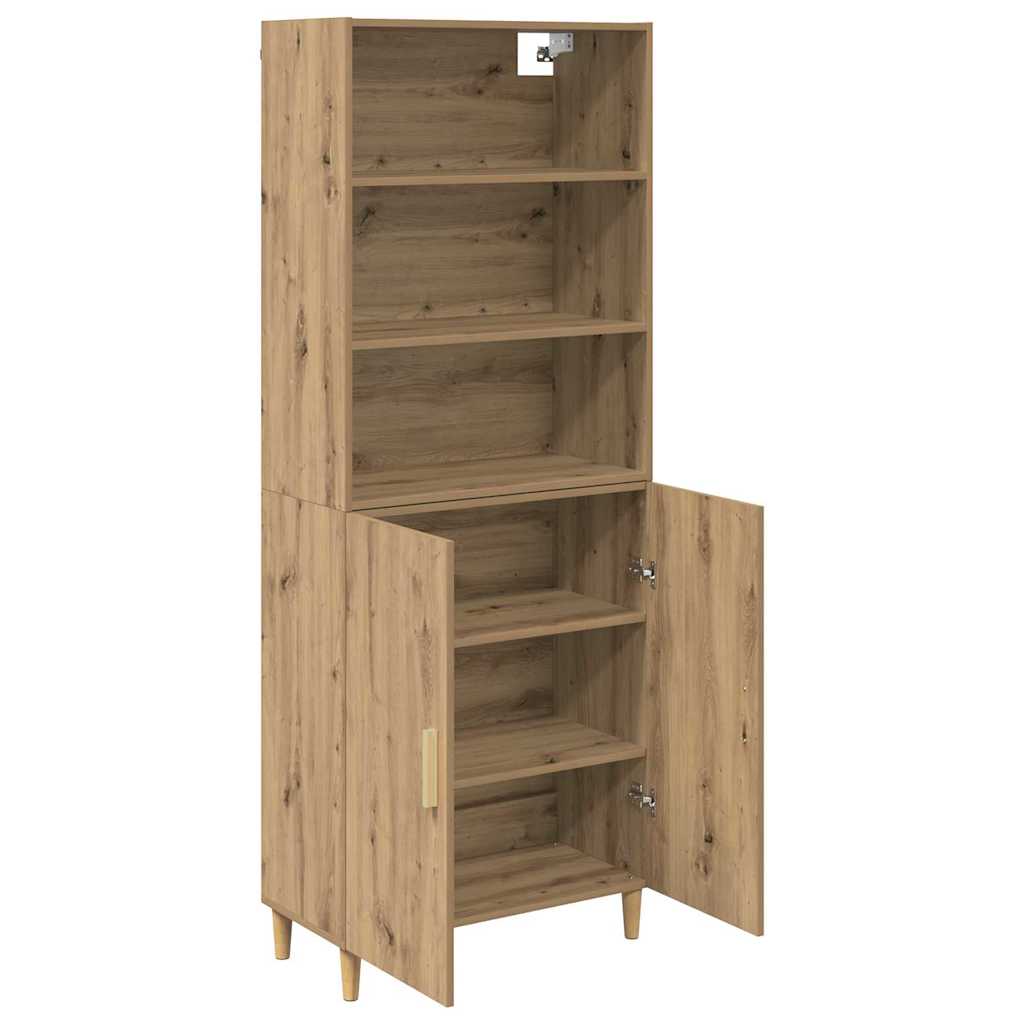 Høyskap Artisan Eik 69,5 x 32,5 x 180 cm Konstruert tre