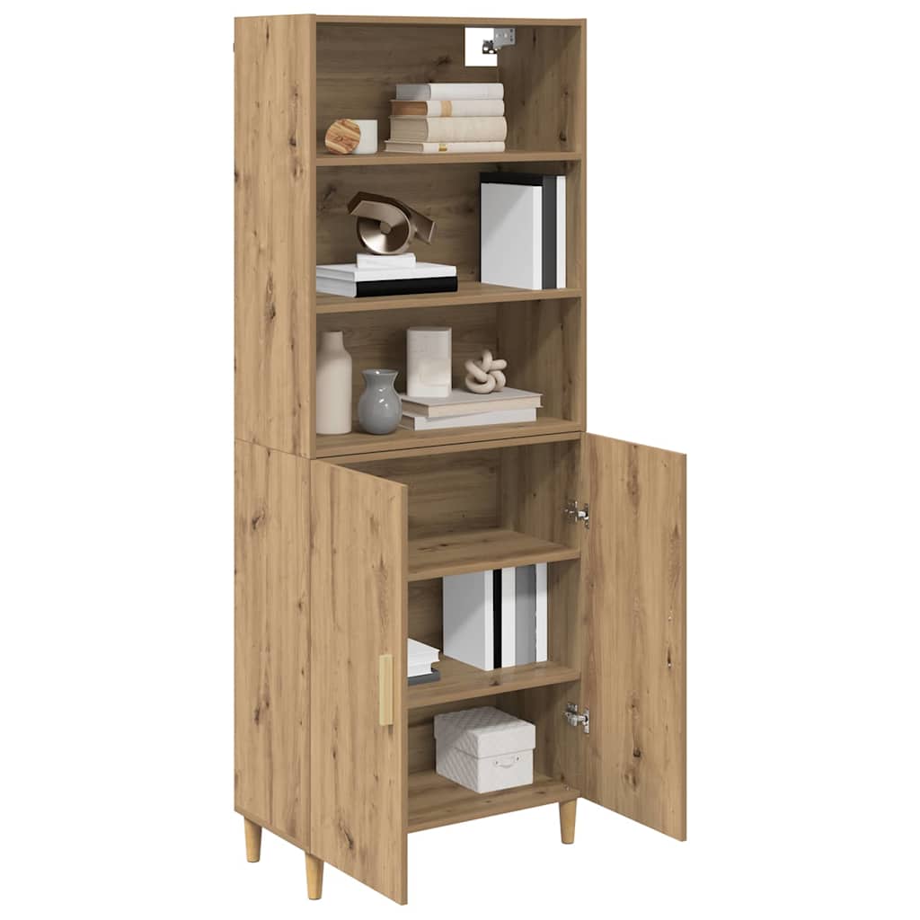 Høyskap Artisan Eik 69,5 x 32,5 x 180 cm Konstruert tre