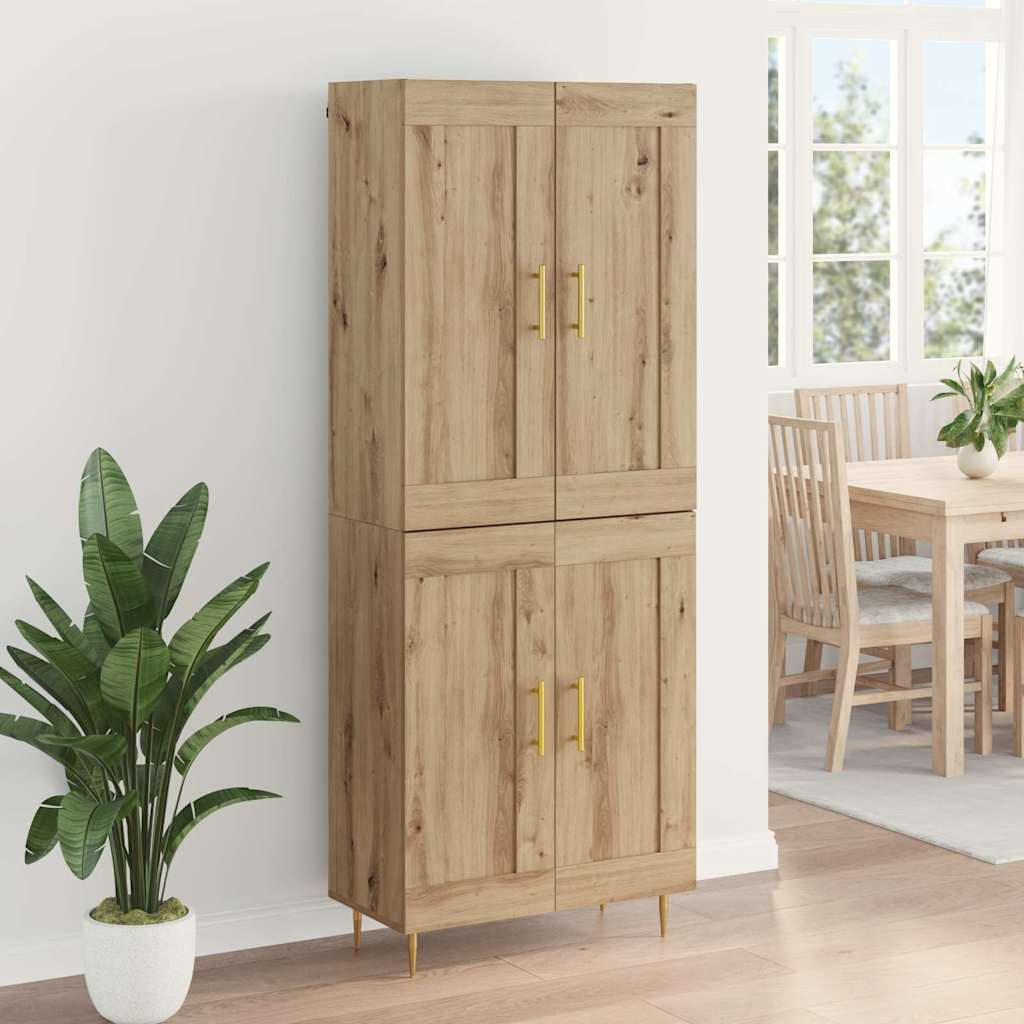 Høyskap Artisan Eik 69,5 x 34 x 180 cm Konstruert tre