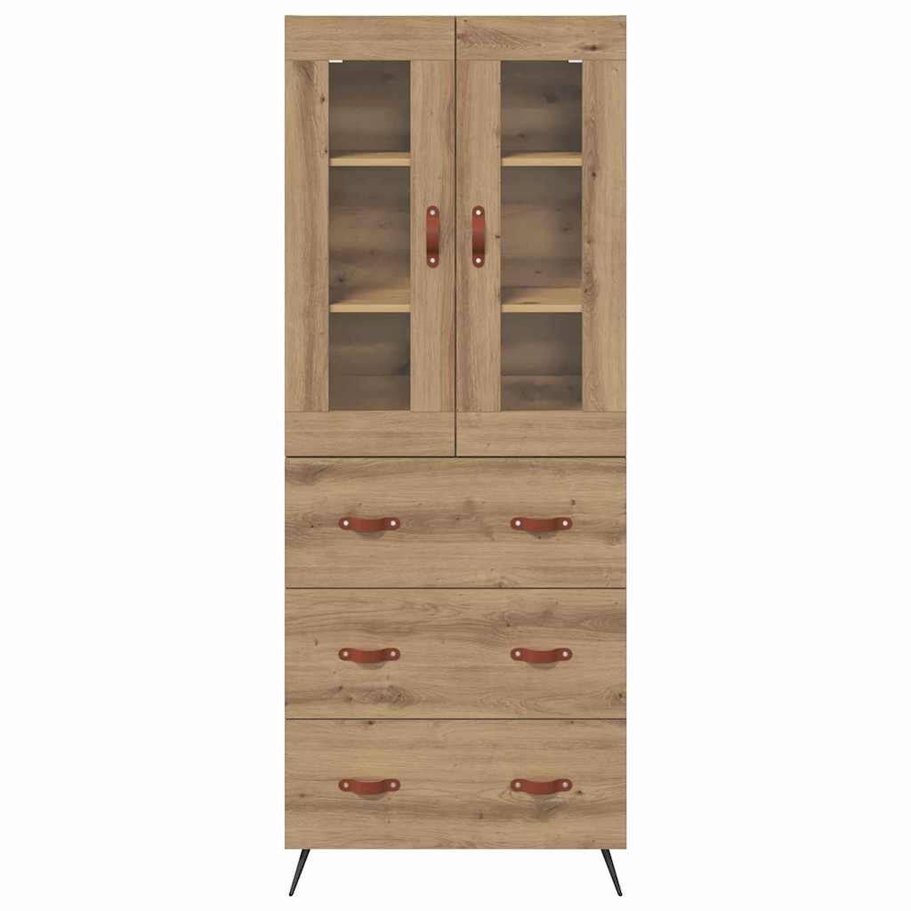 Høyskap med hylle 2 pcs Artisan Eik 69,5 x 34 x 180 cm