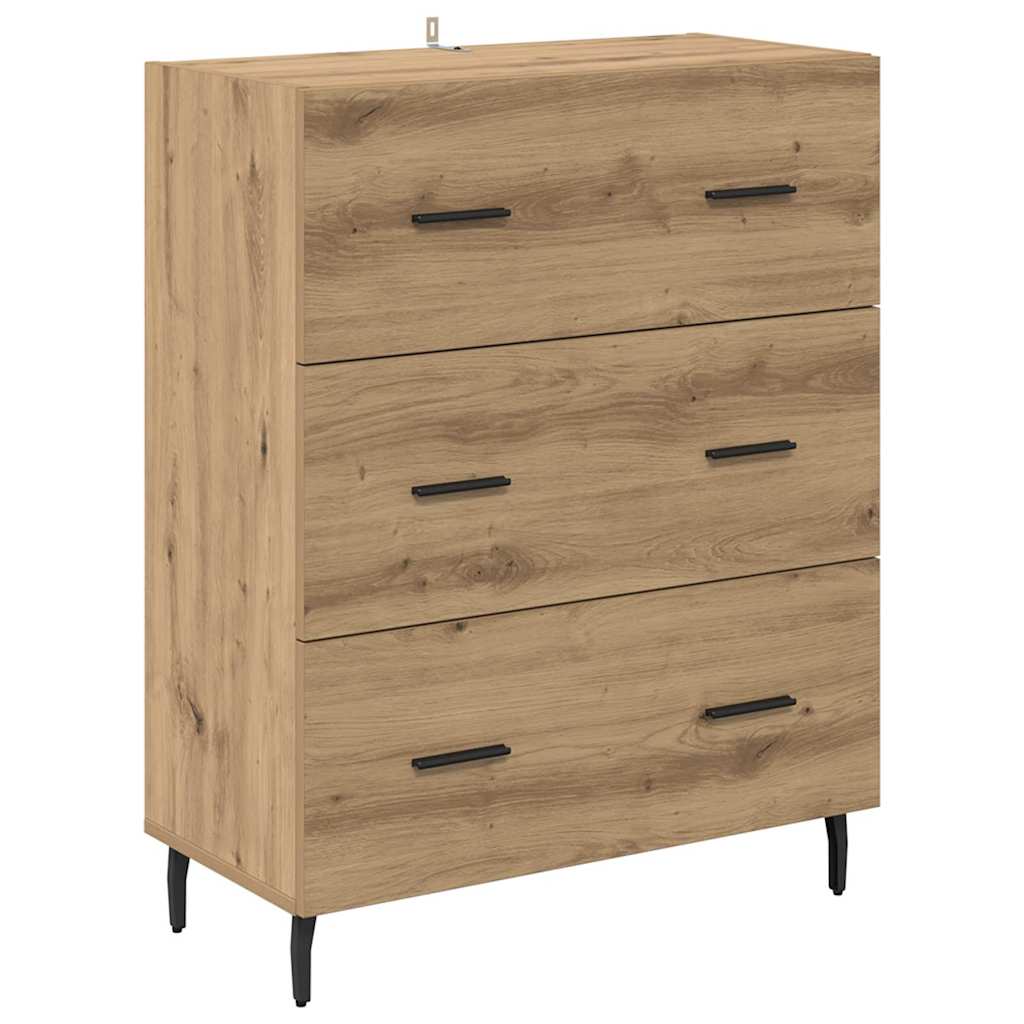 Høyskap 2 pcs Artisan Eik 69,5 x 32,5 x 180 cm Konstruert tre