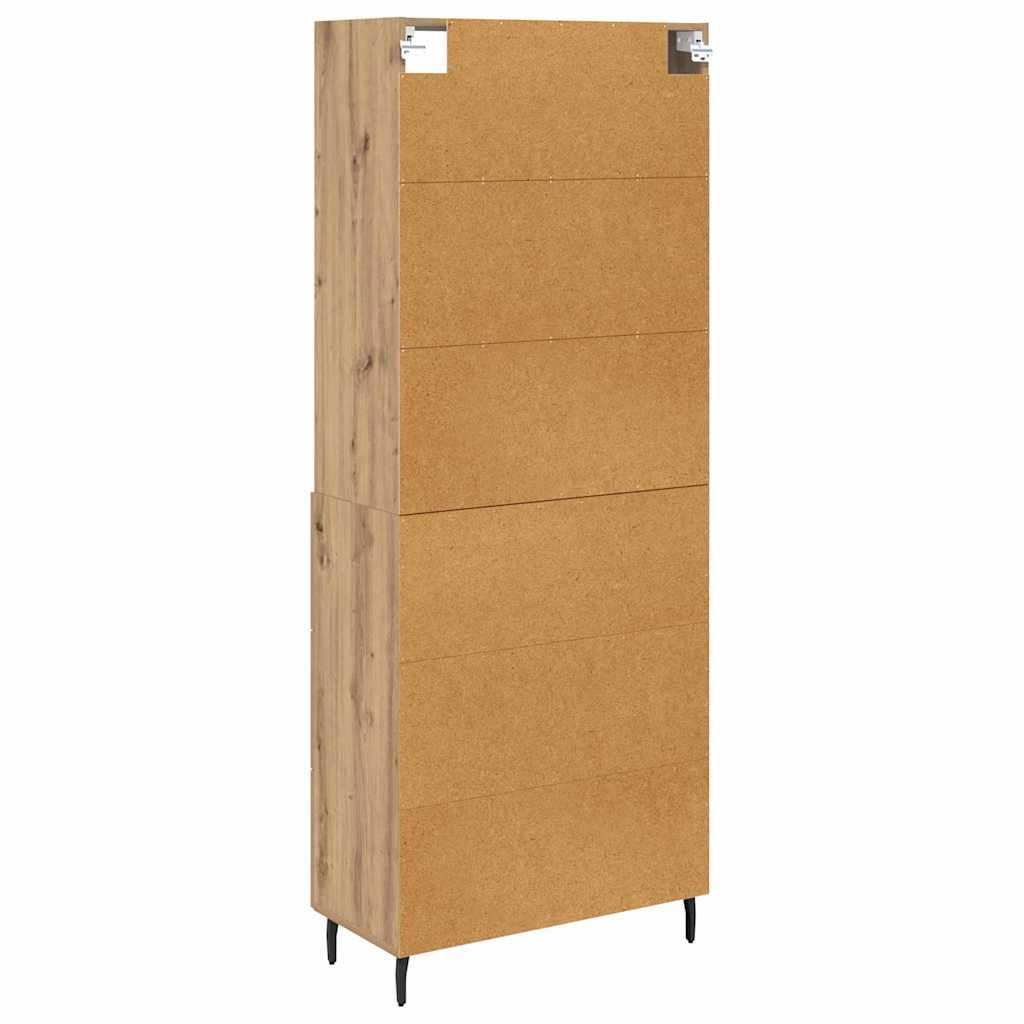 Høyskap 2 pcs Artisan Eik 69,5 x 32,5 x 180 cm Konstruert tre