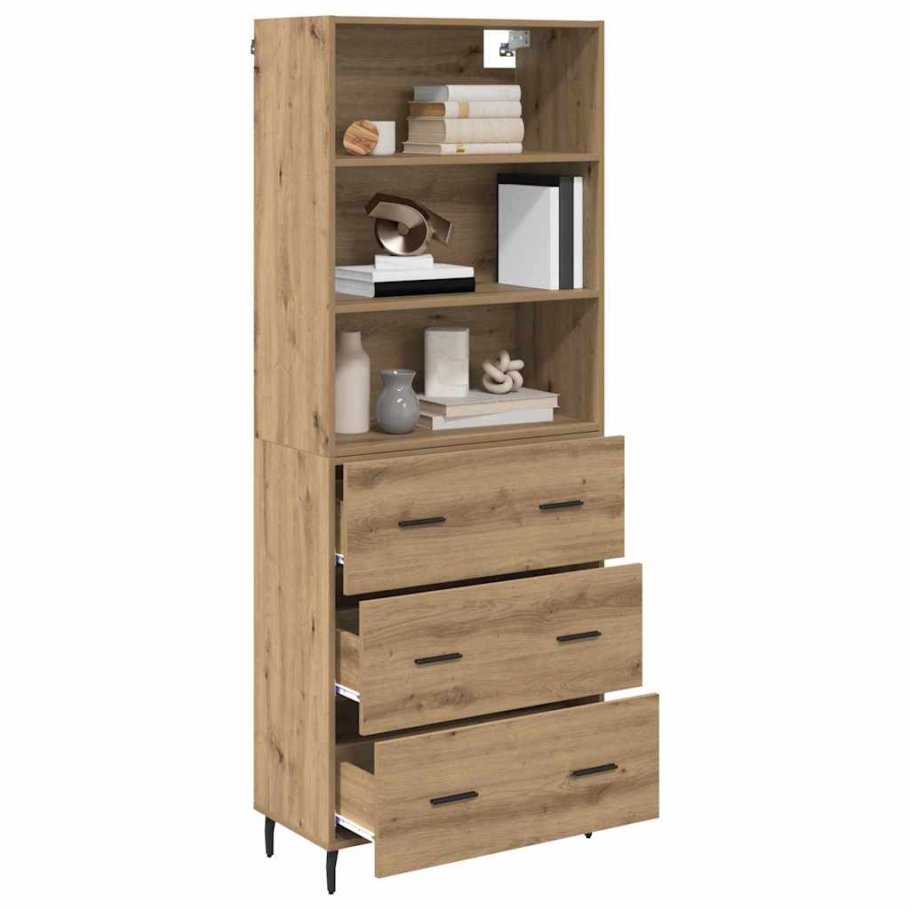 Høyskap 2 pcs Artisan Eik 69,5 x 32,5 x 180 cm Konstruert tre