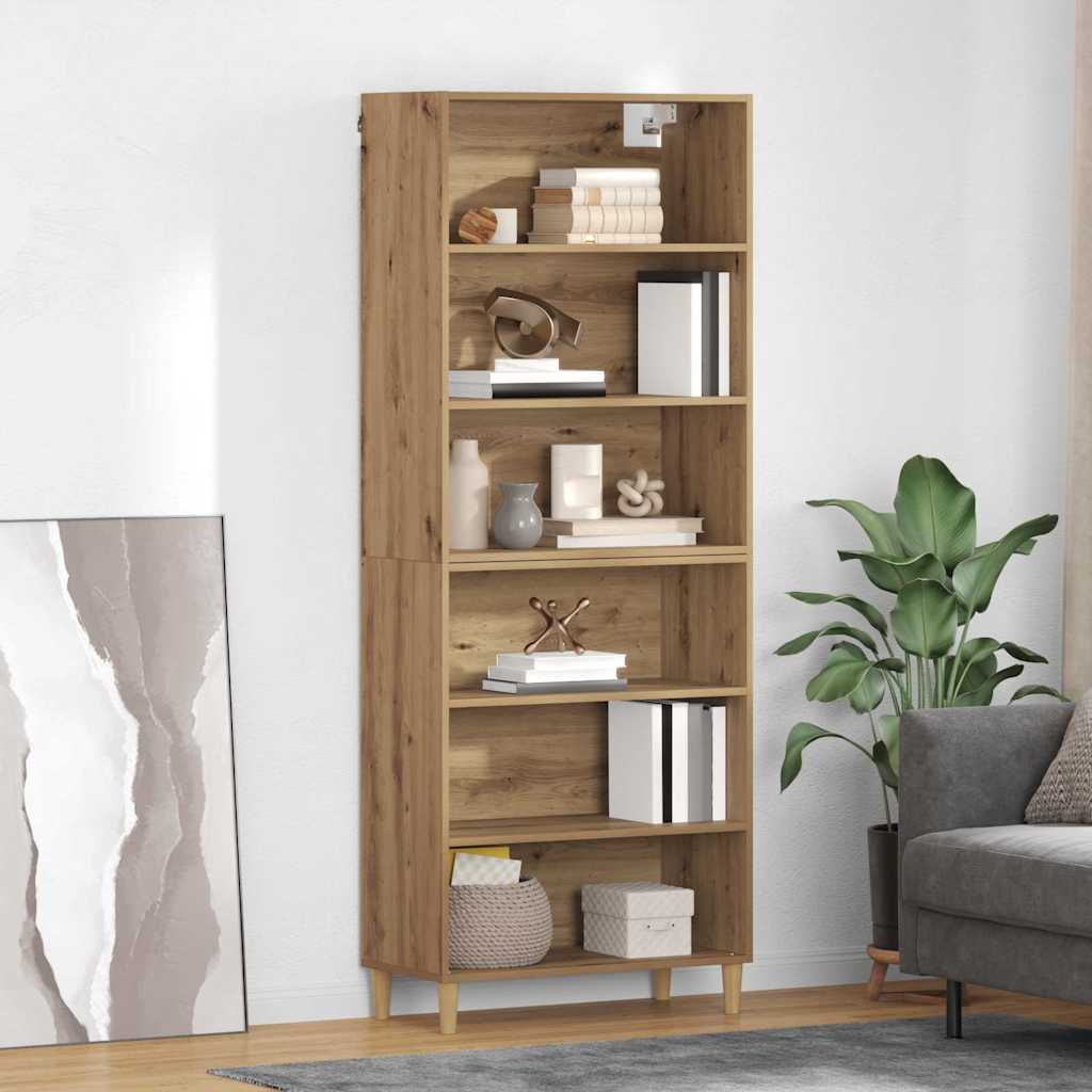 Høyskap Artisan Eik 69,5 x 32,5 x 180 cm Konstruert tre