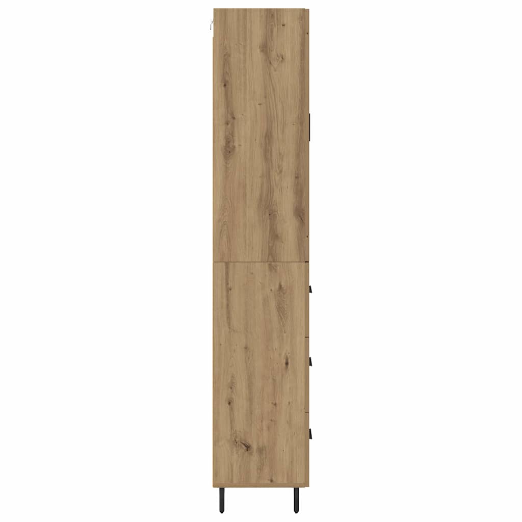 Høyskap 2 pcs Artisan Eik 69,5 x 34 x 180 cm Konstruert tre