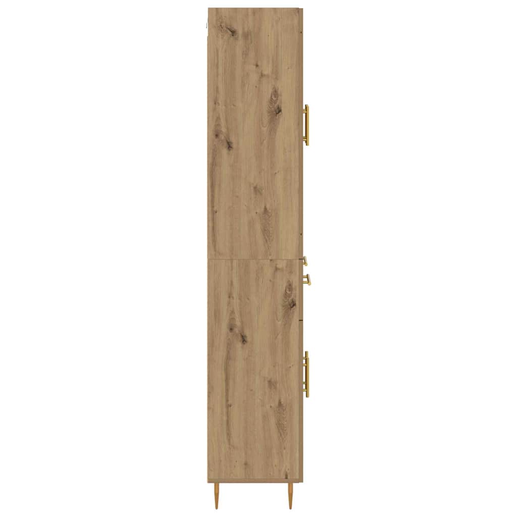 Høyskap Artisan Eik 69,5 x 34 x 180 cm Konstruert tre