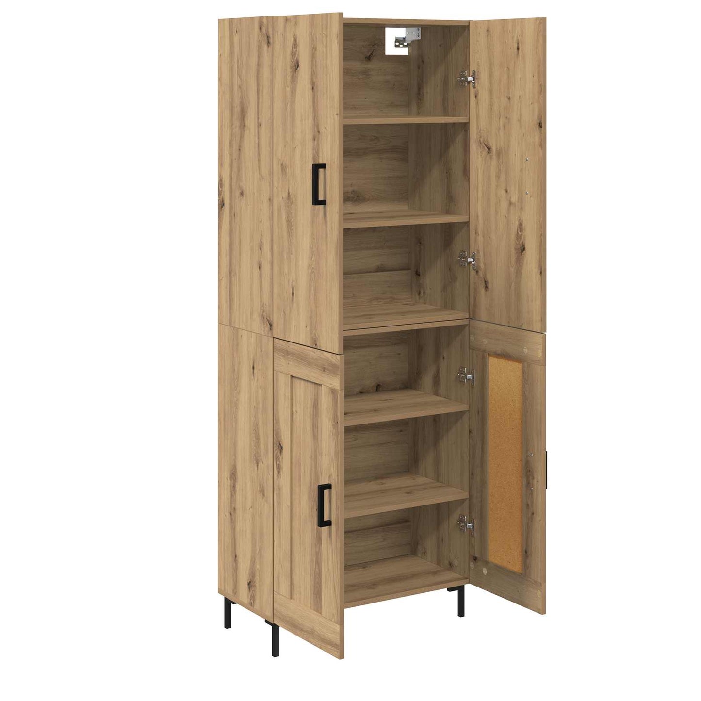 Høyskap Artisan Eik 69,5 x 34 x 180 cm Konstruert tre