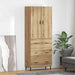 Høyskap 2 pcs Artisan Eik 69,5 x 34 x 180 cm Konstruert tre