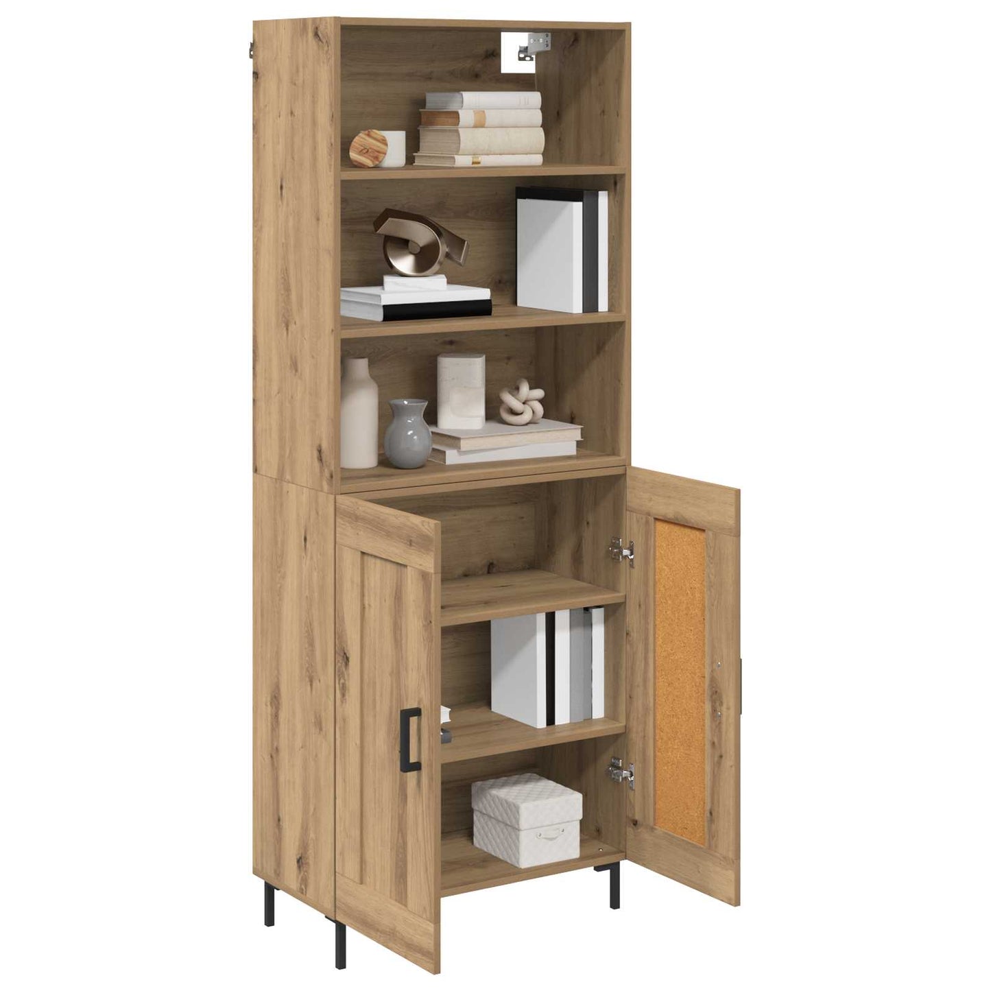 Høyskap Artisan Eik 69,5 x 34 x 180 cm Konstruert tre