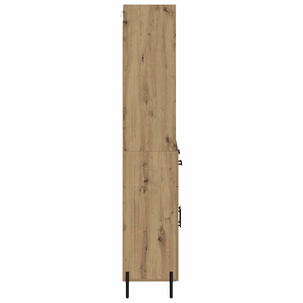 Høyskap Artisan Eik 69,5 x 32,5 x 180 cm Konstruert tre
