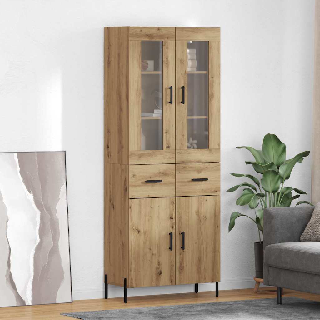 Høyskap Artisan Eik 69,5 x 34 x 180 cm Konstruert tre