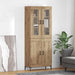Høyskap 2 pcs Artisan Eik Konstruert tre