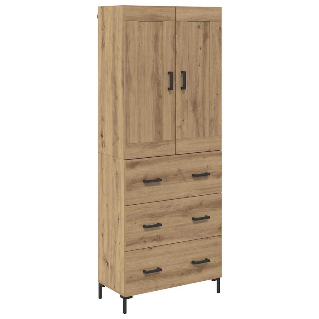 Høyskap 2 stk. Artisan Eik 69,5 x 34 x 180 cm Konstruert tre