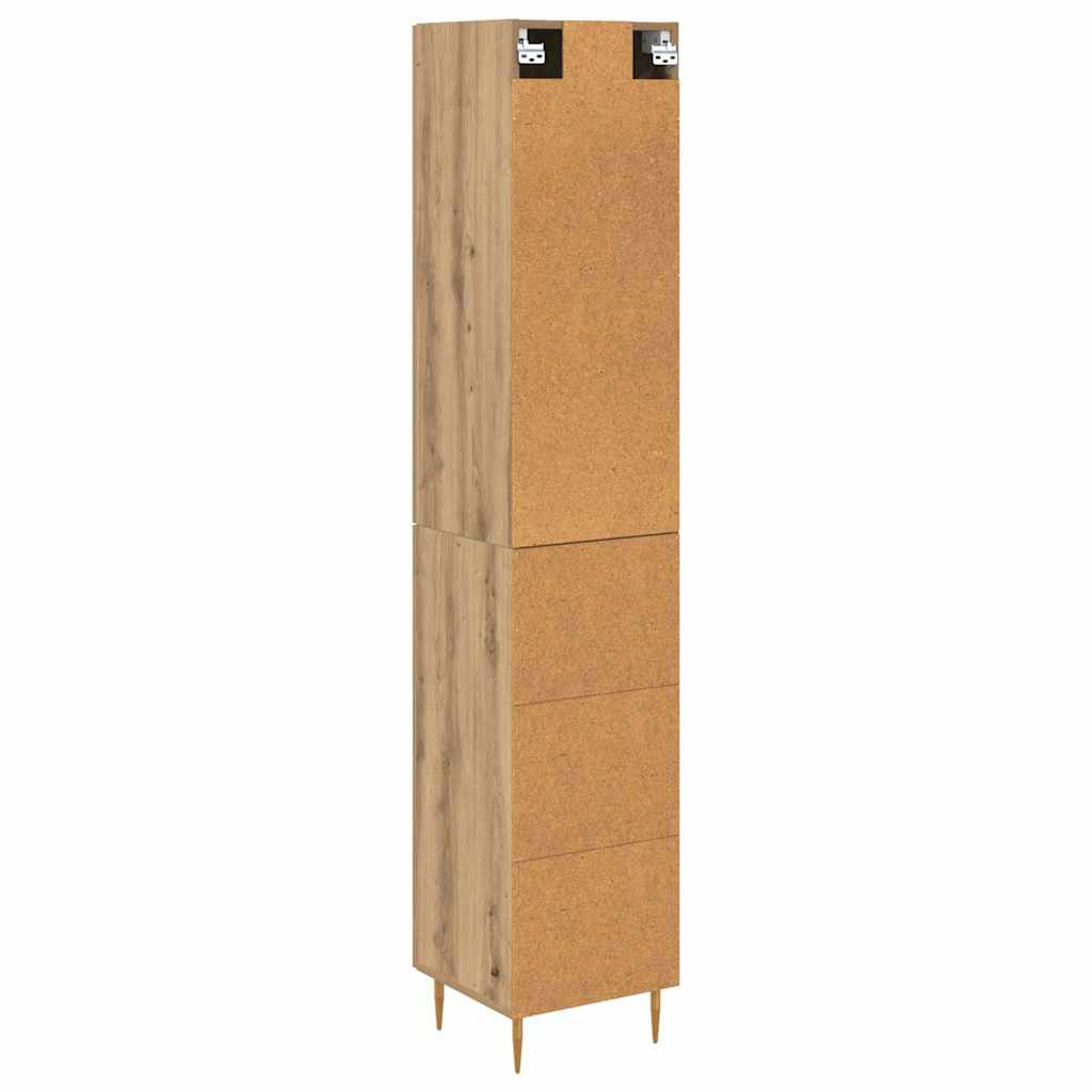 Høyskap 2 pcs Artisan Eik 34,5 x 34 x 180 cm Konstruert tre