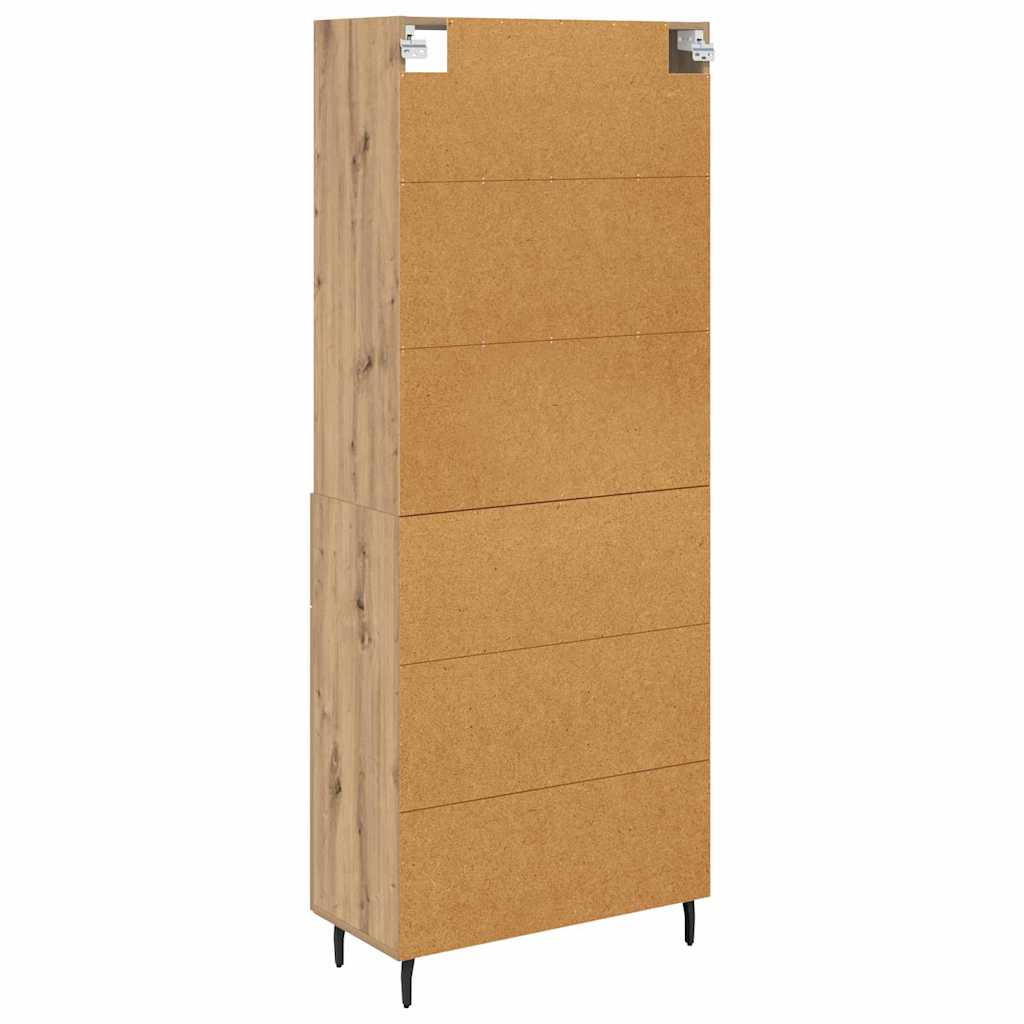 Høyskap 2 pcs Artisan Eik 69,5 x 32,5 x 180 cm Konstruert tre