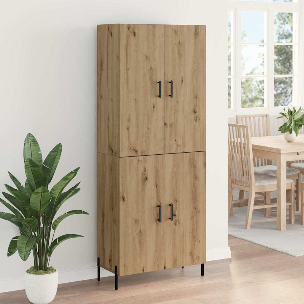 Høyskap Artisan Eik 69,5 x 34 x 180 cm Konstruert tre
