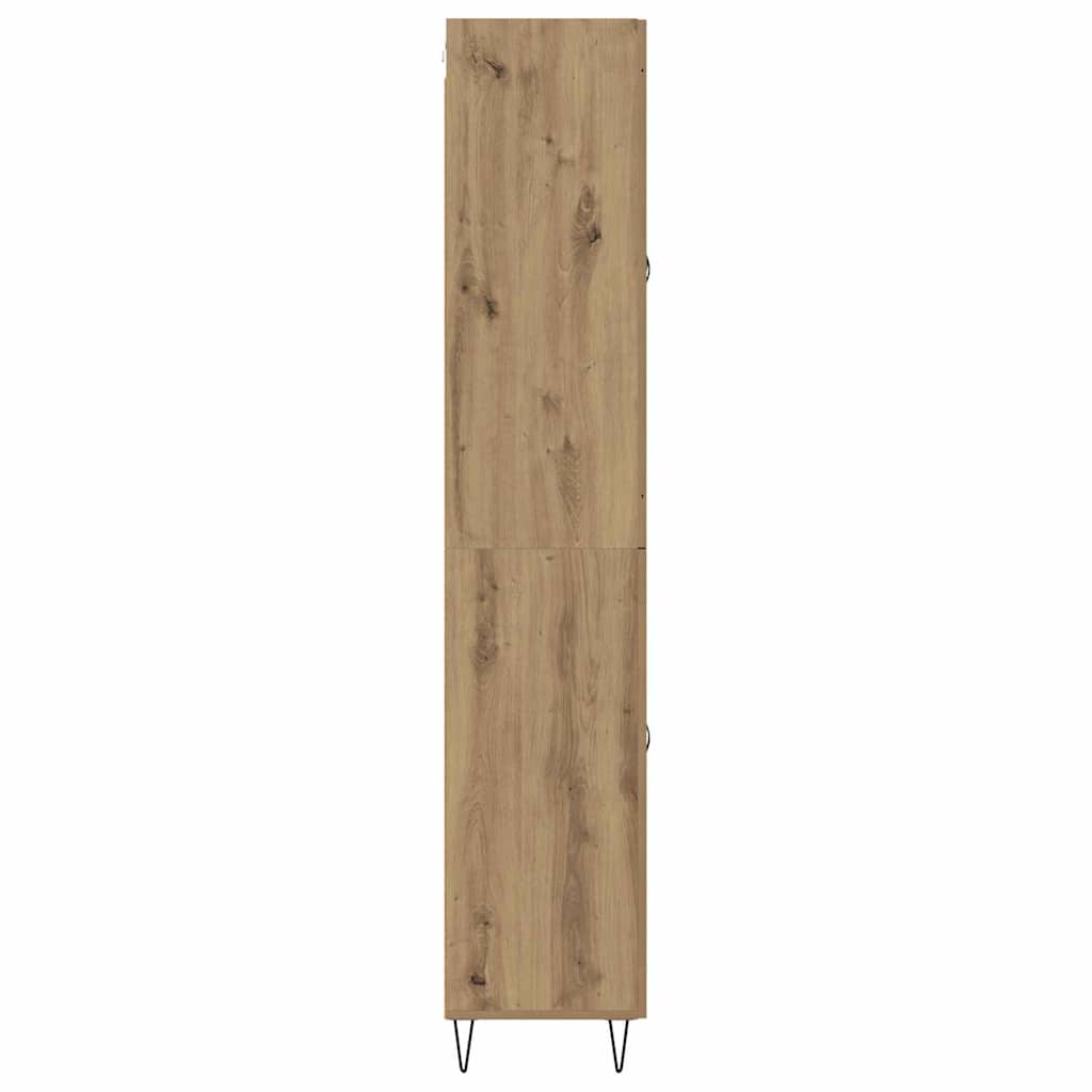 Høyskap Artisan Eik 69,5 x 34 x 180 cm Konstruert tre