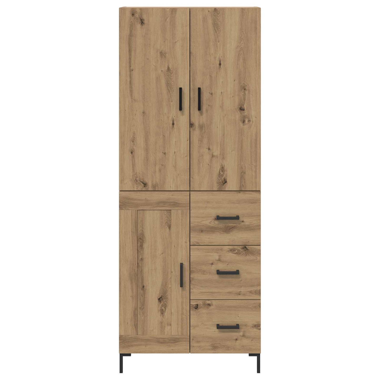 Høyskap Artisan Eik 69,5 x 34 x 180 cm Konstruert tre