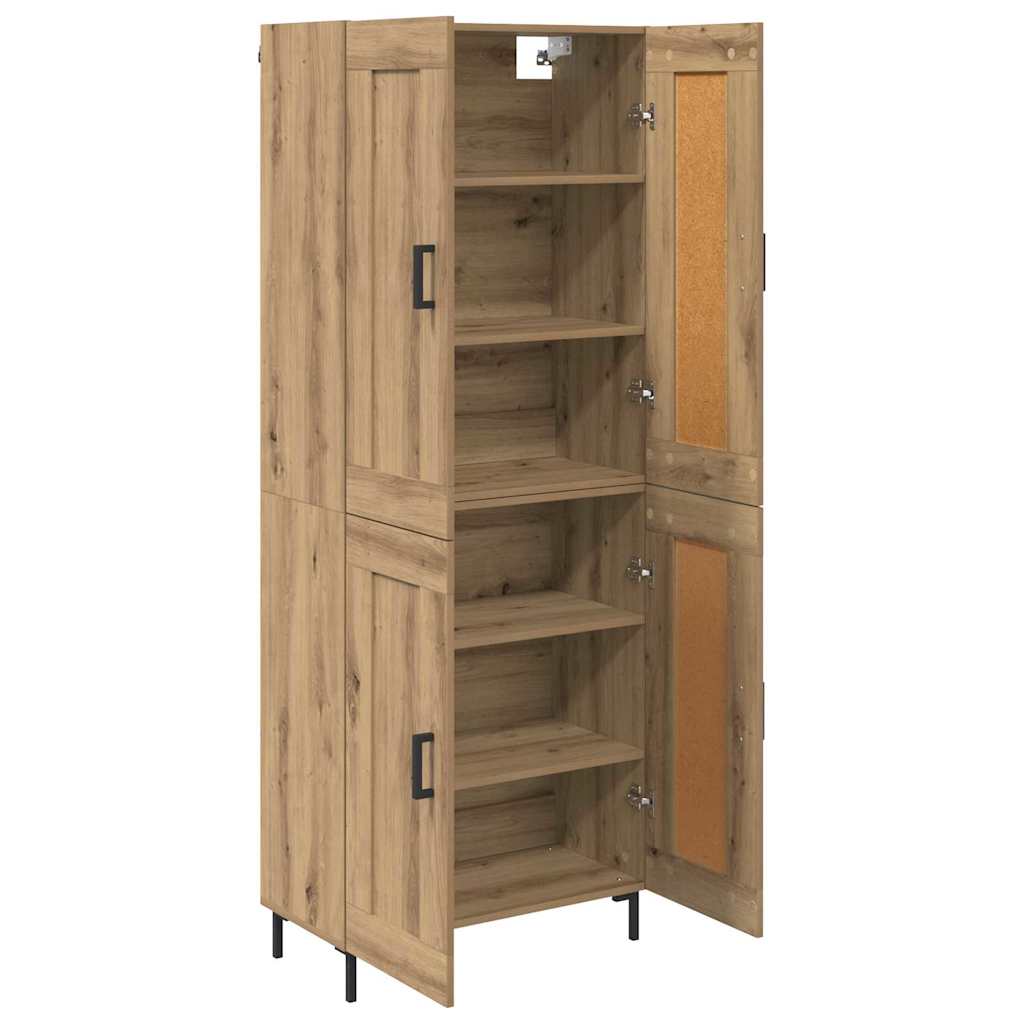 Høyskap 2 stk. Artisan Eik 69,5 x 34 x 180 cm Konstruert tre