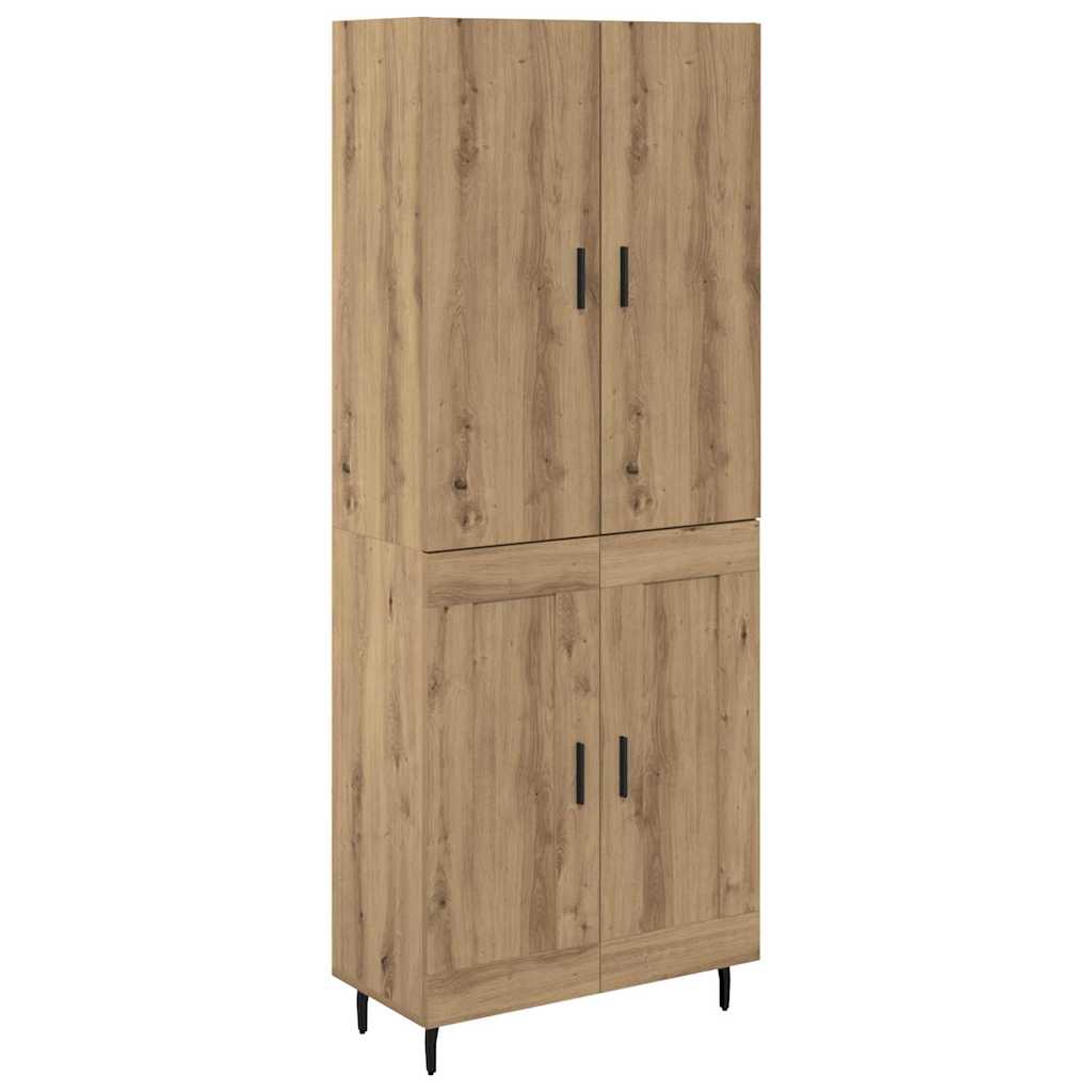 Høyskap 2 pcs Artisan Eik 69,5 x 34 x 180 cm Konstruert tre