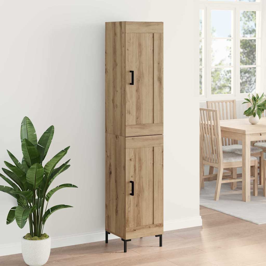 Høyskap Artisan Eik 34,5 x 34 x 180 cm Konstruert tre