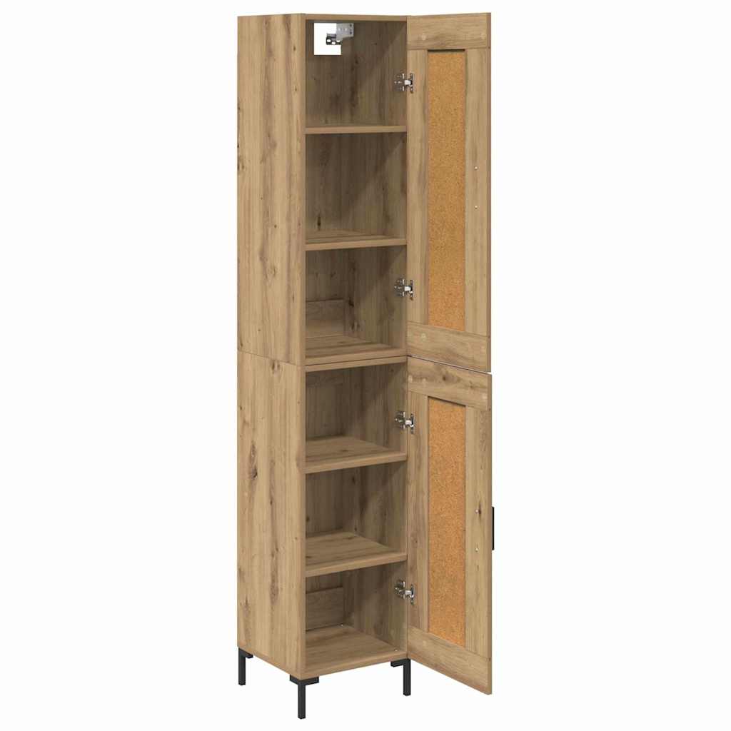 Høyskap Artisan Eik 34,5 x 34 x 180 cm Konstruert tre