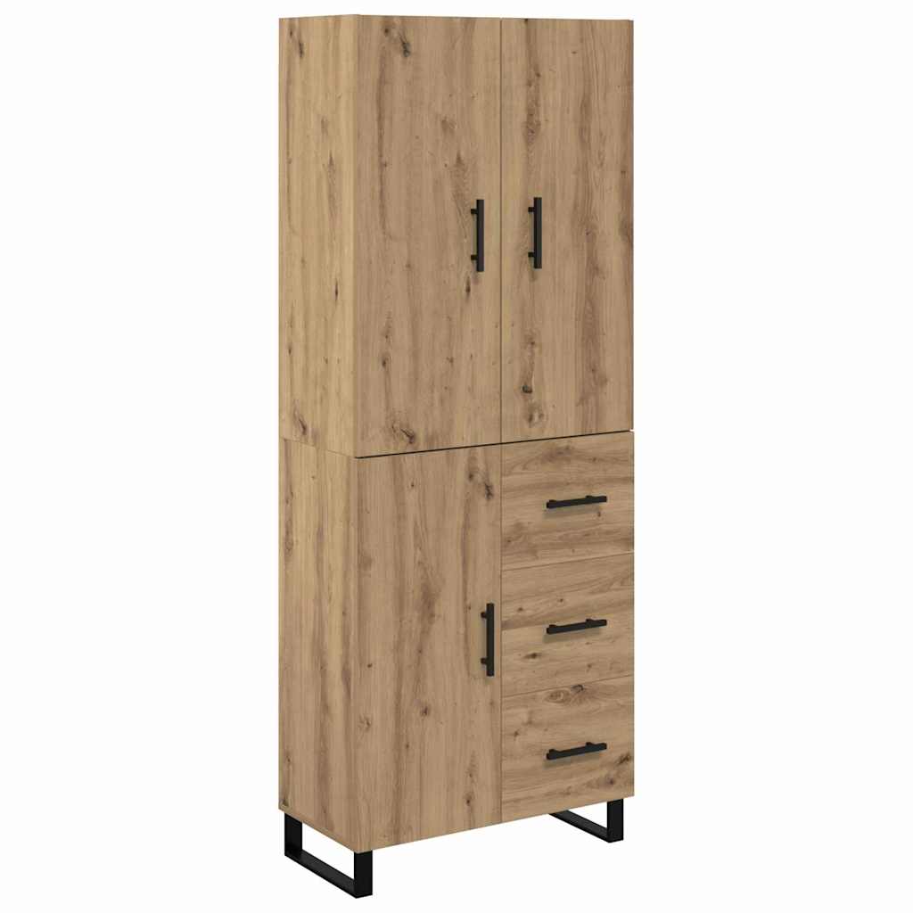 Høyskap med skuff 2 pcs Artisan Eik 69,5 x 34 x 180 cm