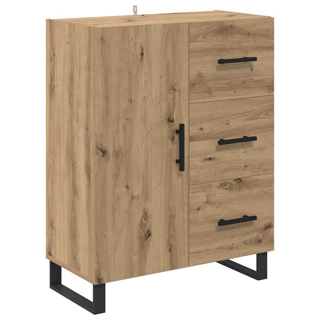 Høyskap med skuff 2 pcs Artisan Eik 69,5 x 34 x 180 cm