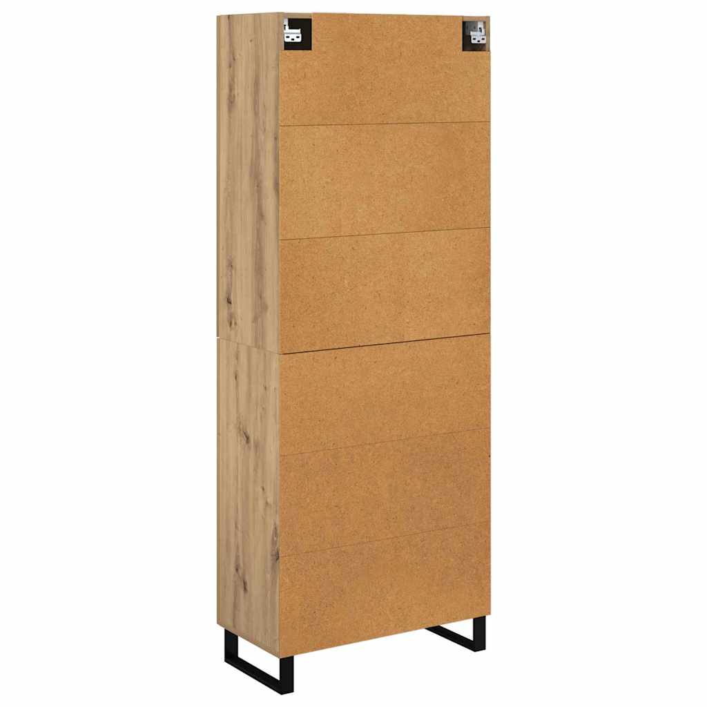 Høyskap med skuff 2 pcs Artisan Eik 69,5 x 34 x 180 cm