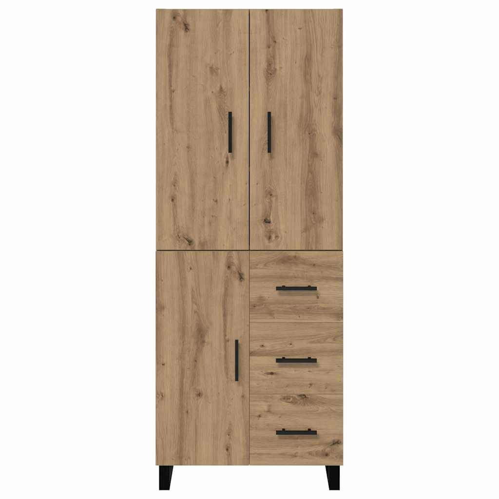 Høyskap med skuff 2 pcs Artisan Eik 69,5 x 34 x 180 cm