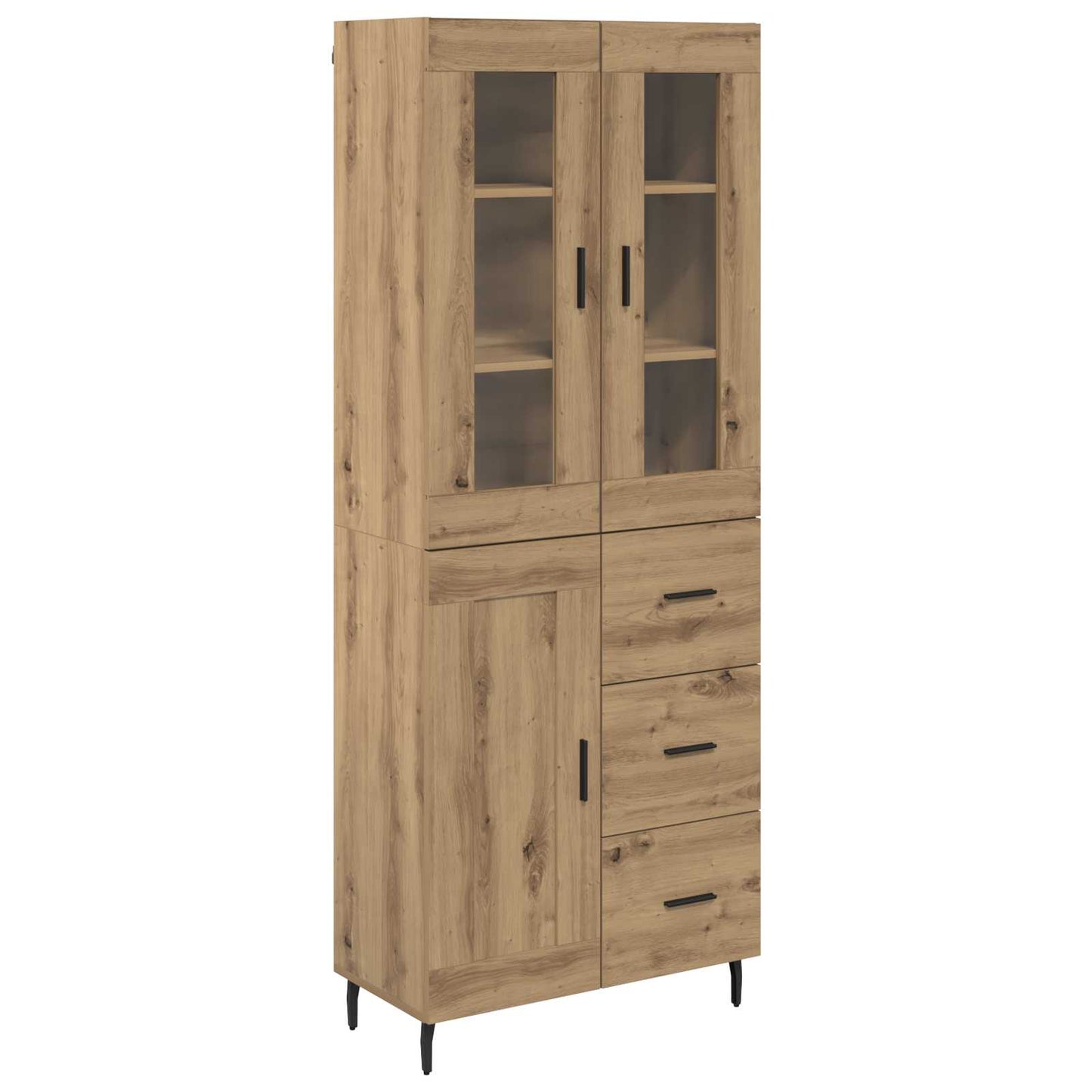 Høyskap 2 pcs Artisan Eik 69,5 x 34 x 180 cm Konstruert tre