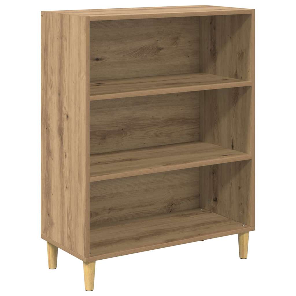 Høyskap Artisan Eik 69,5 x 34 x 180 cm Sponplater og glass