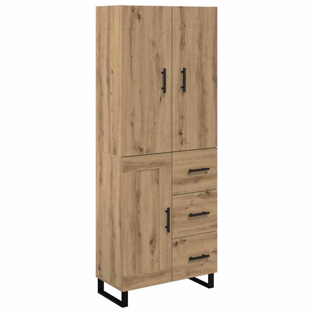 Høyskap med skuff 2 pcs Artisan Eik 69,5 x 34 x 180 cm