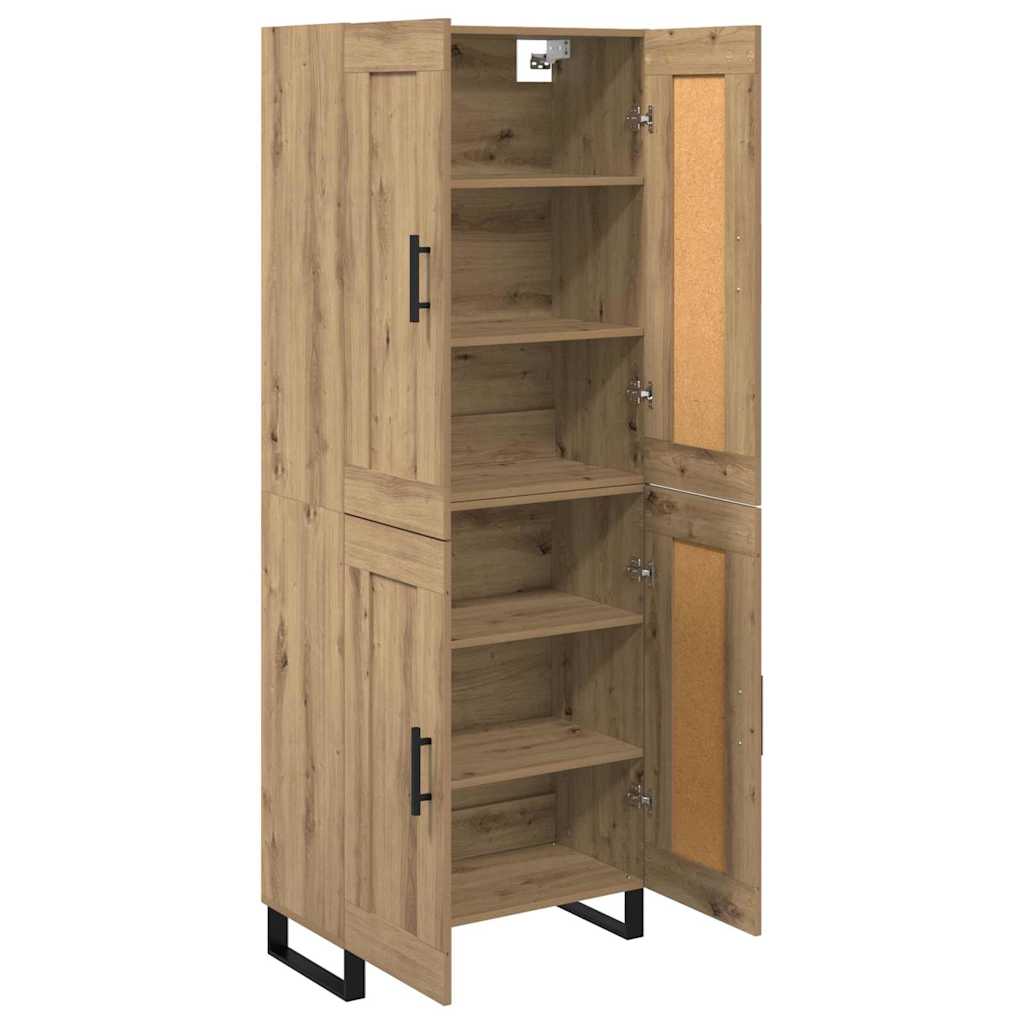 Høyskap Artisan Eik 69,5 x 34 x 180 cm Konstruert tre