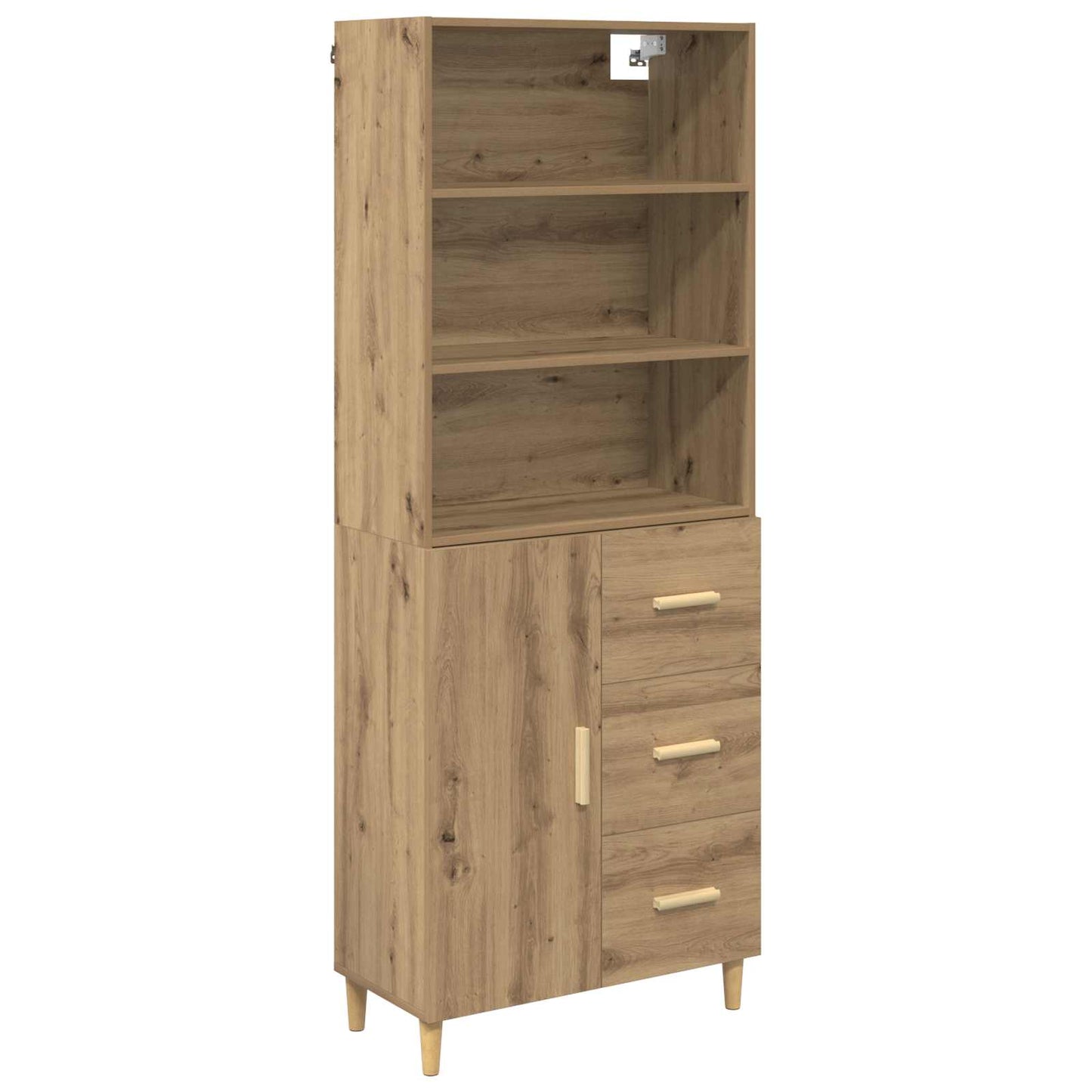 Høyskap Artisan Eik 69,5 x 32,5 x 180 cm Konstruert tre