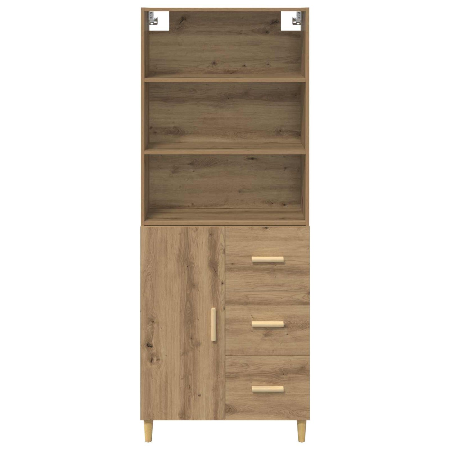 Høyskap Artisan Eik 69,5 x 32,5 x 180 cm Konstruert tre