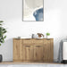 Serviesskap 3 stk. Artisan Eik 120 x 30 x 70 cm Konstruert tre