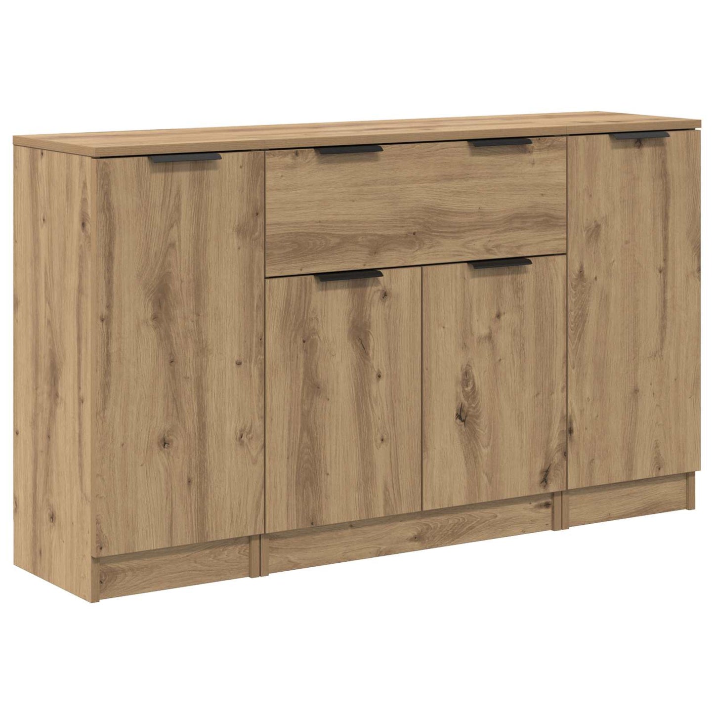 Serviesskap 3 stk. Artisan Eik 120 x 30 x 70 cm Konstruert tre