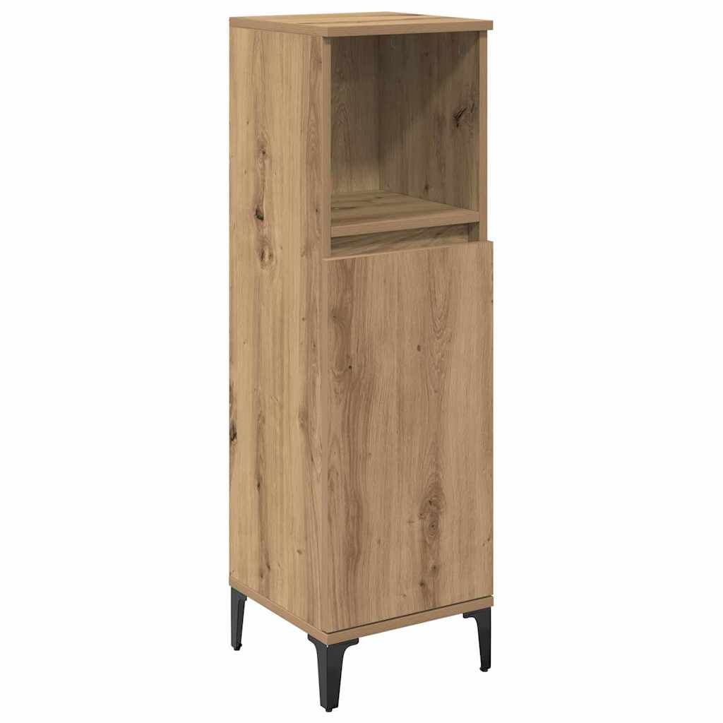 Baderomsinnredningssett 3 pcs Artisan Eik Konstruert tre