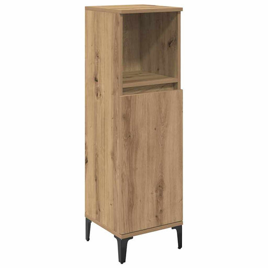 Baderomsinnredningssett 3 pcs Artisan Eik Konstruert tre