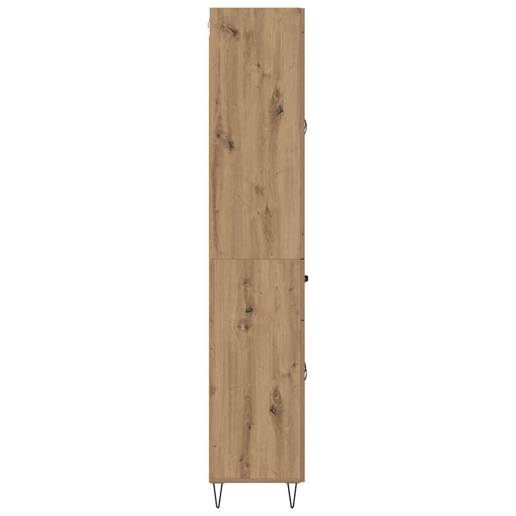 Høyskap Artisan Eik 69,5 x 34 x 180 cm Konstruert tre