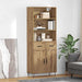 Høyskap 2 pcs Artisan Eik 69,5 x 34 x 180 cm Konstruert tre