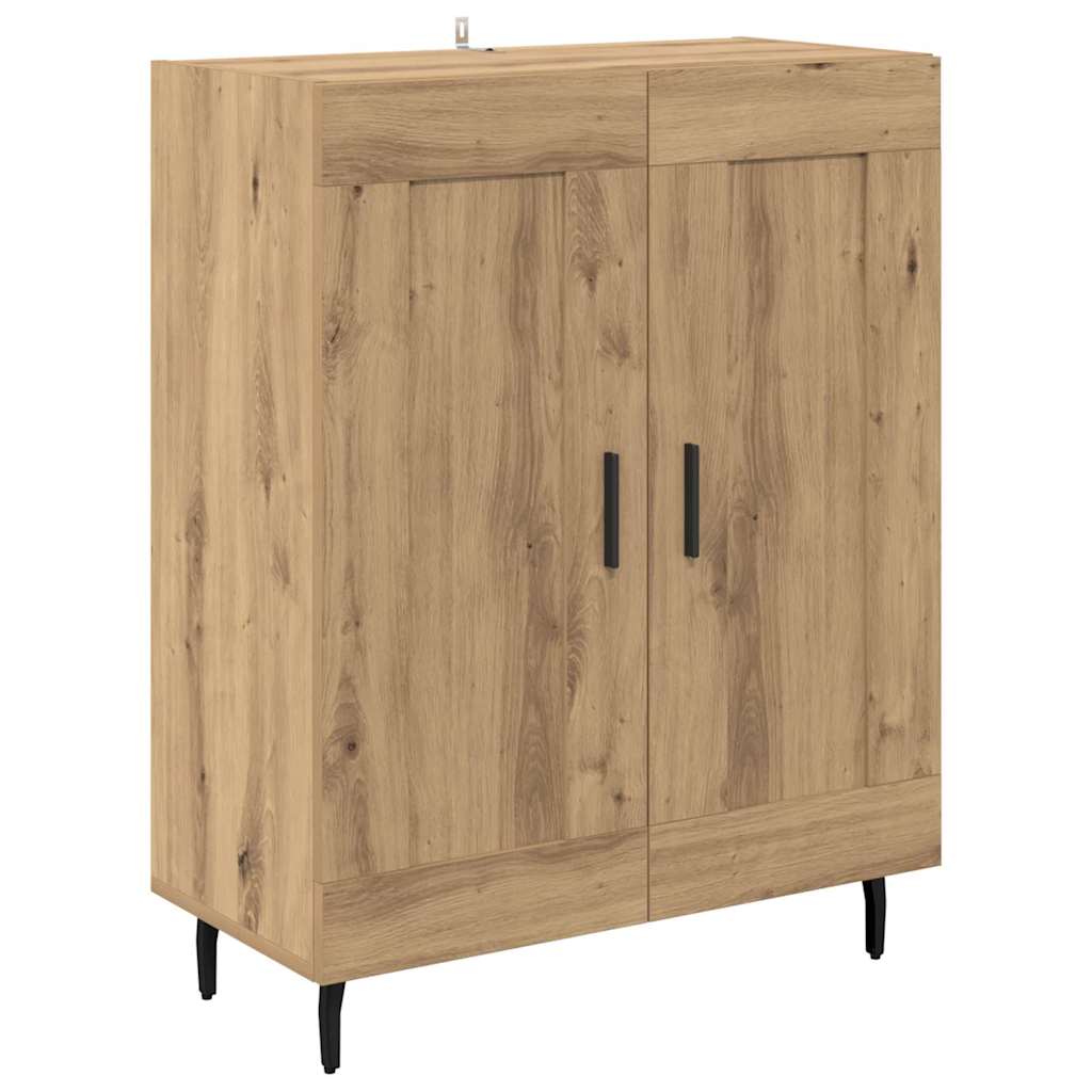 Høyskap 2 pcs Artisan Eik Konstruert tre