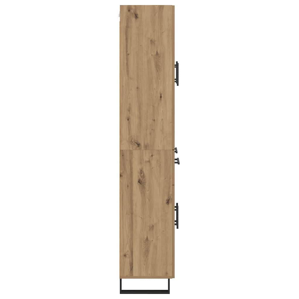 Høyskap med skuff 2 pcs Artisan Eik 69,5 x 34 x 180 cm