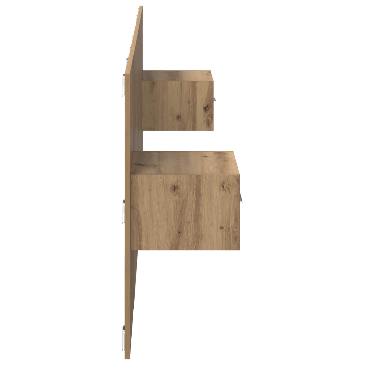 Hodegjerde Med Skap 3 pcs Artisan Eik Konstruert tre