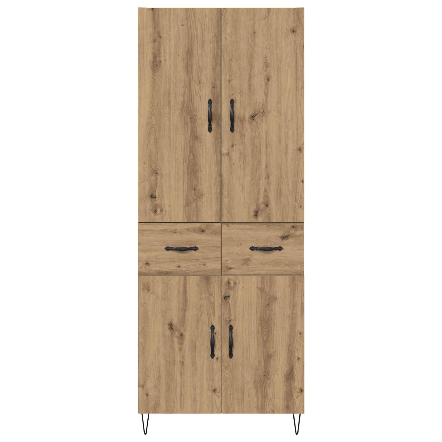 Høyskap 2 pcs Artisan Eik 69,5 x 34 x 180 cm Konstruert tre
