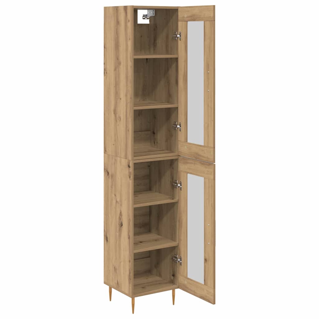 Høyskap 2 pcs Artisan Eik 34,5 x 34 x 180 cm Konstruert tre