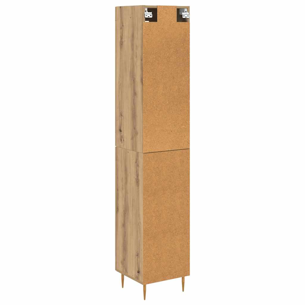 Høyskap 2 pcs Artisan Eik 34,5 x 34 x 180 cm Konstruert tre